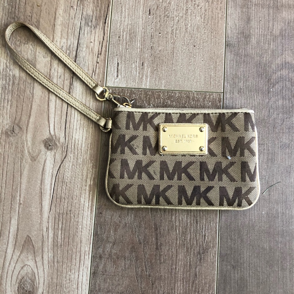 Michael Kors Logo Wristlet
